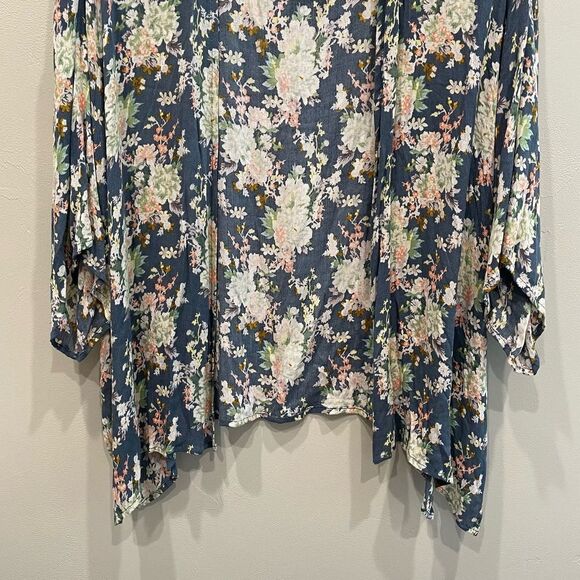 NWT Lucky Brand Floral Kimono - One Size - Picture 8 of 10